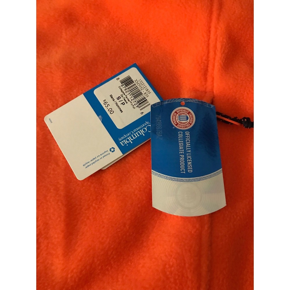 Clemson Tigers Columbia Flanker II Full-Zip Fleece Jacket Size S - Picture 9 of 9